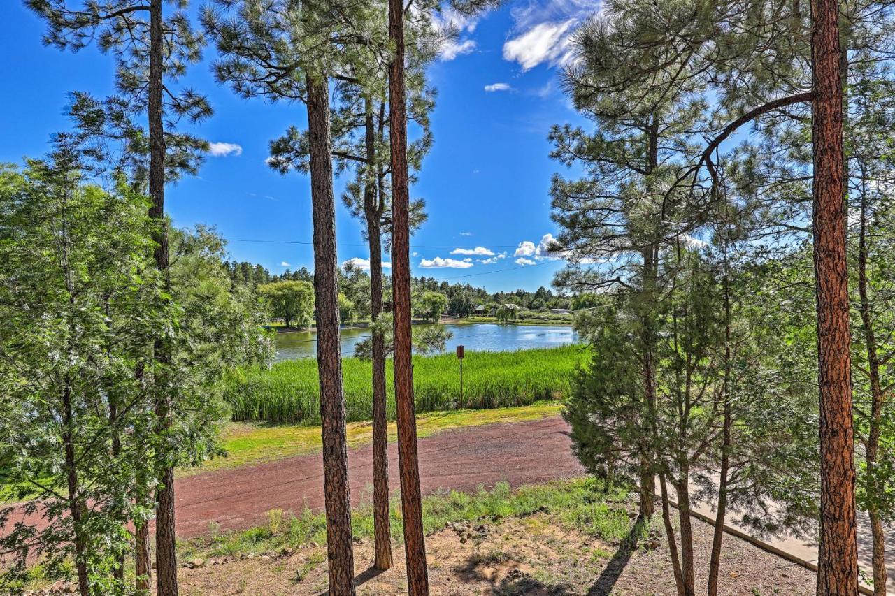 Serene Lakeside Cabin With Decks And Edler Lake Views! Пайнтоп-Лейксайд Экстерьер фото