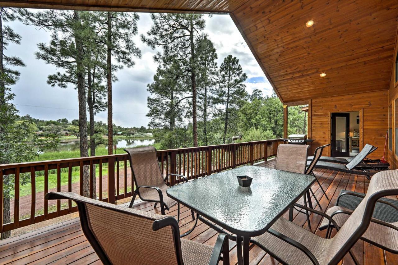 Serene Lakeside Cabin With Decks And Edler Lake Views! Пайнтоп-Лейксайд Экстерьер фото